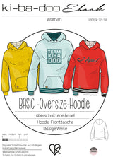 ebook Basic Oversize Hoodie Damen | Größe 32-58 DIN A4 PDF zum download