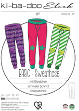 ebook schmale Basic Sweat-Hose | Größe 86-164 DIN A4 PDF zum download Cover