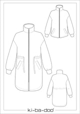 ebook Parka Auri | Größe 32-58 inkl. DIN A4, DIN A0 & Beamer Datei | PDF zum download