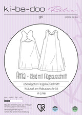 retro ebook Kleid Amia Mädchen | Größe 92-164 DIN A4 PDF zum download