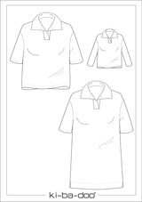 Fashion ebook BO Rugby Shirt | Größe 32-58 DIN- A4 & DIN-A0 PDF zum download