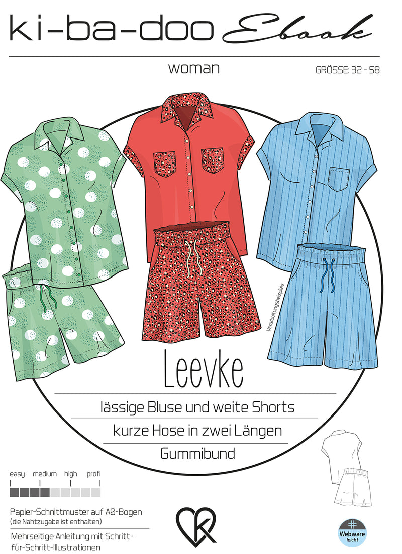 ebook Set Leevke | Größe 32-58 DIN A4 PDF zum download