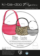 Papierschnitt Tasche Måne - Mondtasche in 3 Größen (S-M-L)
