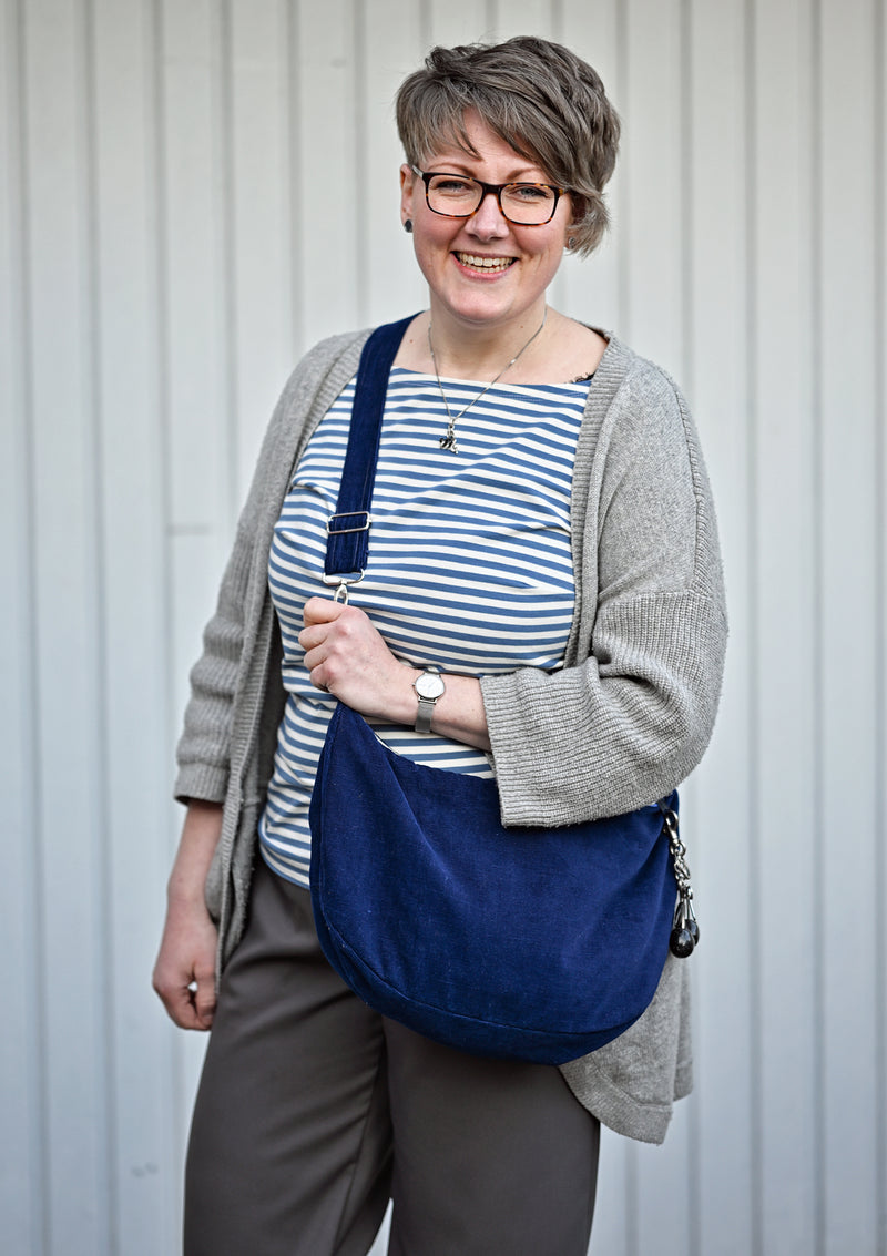 Papierschnitt Tasche Måne - Mondtasche in 3 Größen (S-M-L)