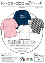 ebook Mix&Match Basic T-Shirt | Größe 32-58 inkl. DIN A4, DIN A0 & Beamer Datei | PDF zum download