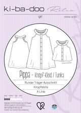 retro ebook Tunika Pippa Mädchen | Größe 92-164 DIN A4 PDF zum download