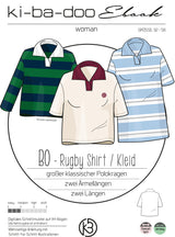 Fashion ebook BO Rugby Shirt | Größe 32-58 DIN- A4 & DIN-A0 PDF zum download