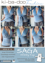 Fashion ebook SAGA Top | Größe 32-46 inkl. DIN A4, DIN A0 & Beamer Datei | PDF zum download
