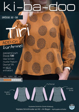 Schnittmusterergänzung Bluse Tiri DIN A4 + DIN A0 PDF als download