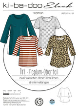 Ebook Bluse Tiri | Größe 32-58 DIN- A4 & DIN-A0 PDF zum download