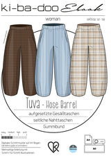 ebook Barrel Hose TUVA | Größe 32-58 inkl. DIN A4, DIN A0 & Beamer Datei | PDF zum download