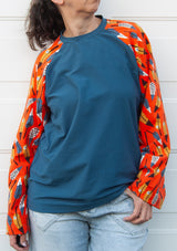 ebook Raglan-Shirt VILDE, oversized | Größe 32-58 inkl. DIN A4, DIN A0 & Beamer Datei | PDF zum download