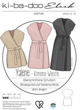 Fashion ebook YALENE Weste | Größe 32-58 DIN- A4 & DIN-A0 PDF zum download