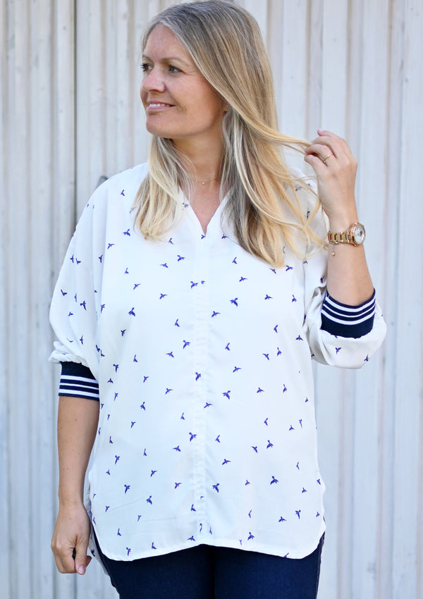 Papierschnitt Bluse Blooma | Größe 32-58