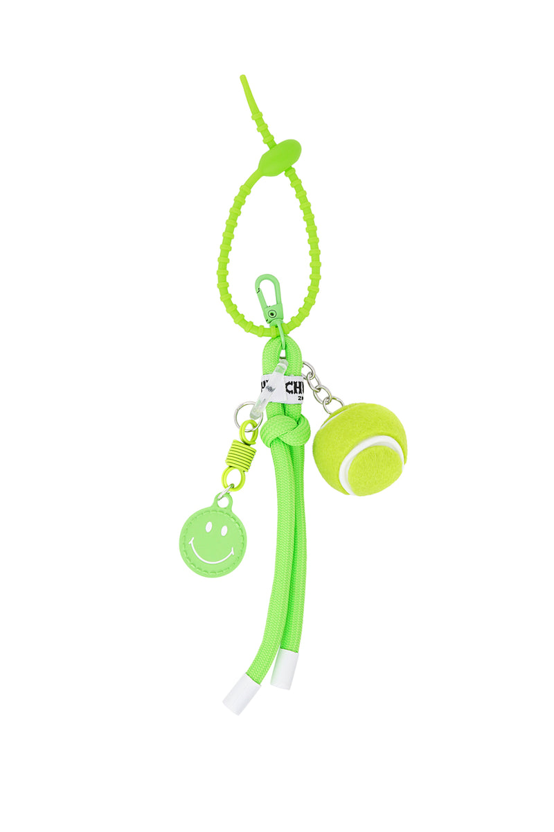 Bag Charm Anhänger Ball/Smiley verscheidene Farben