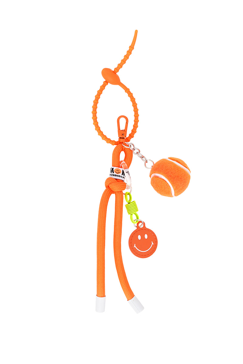 Bag Charm Anhänger Ball/Smiley verscheidene Farben