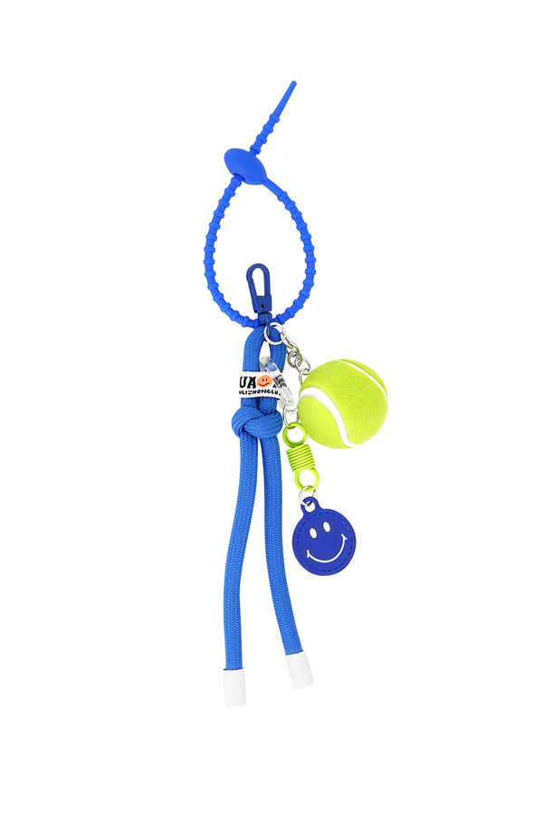 Bag Charm Anhänger Ball/Smiley verscheidene Farben