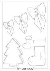 Ebook Calm Xmas Edit | Schleife, Stiefel & Tanne DIN- A4 & DIN-A0 PDF zum download