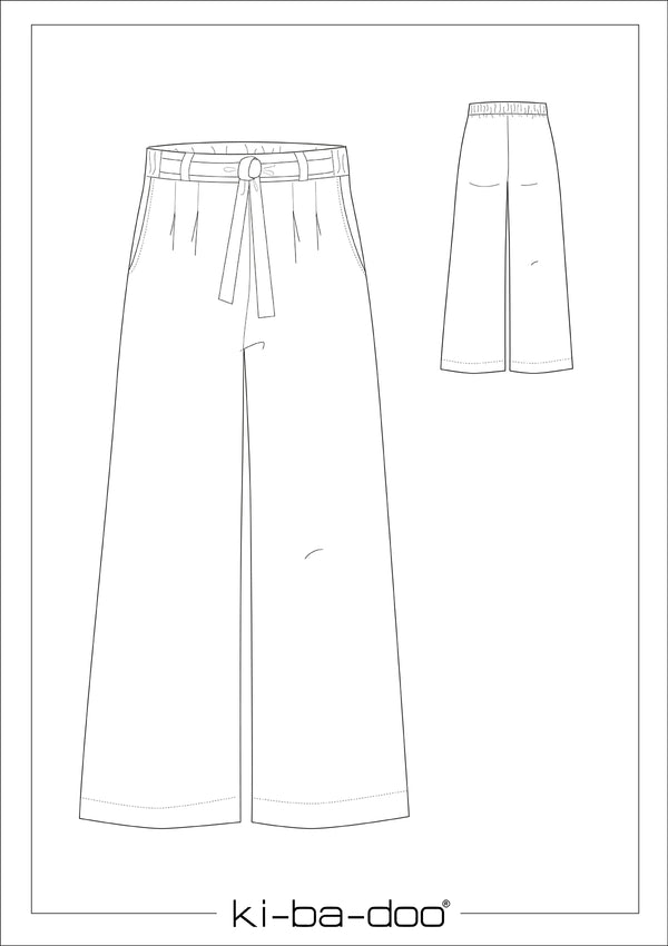 ebook Damen FILIPPA weite Hose | Größe 32 - 58 DIN A4 PDF zum download