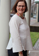 Papierschnitt Bluse Tiri | Größe 32-58