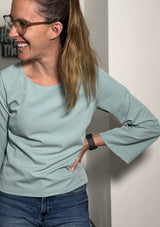 Papierschnitt Bluse Tiri | Größe 32-58