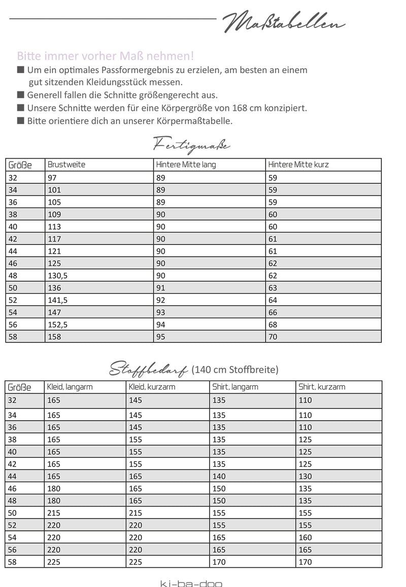 Fashion ebook BO Rugby Shirt | Größe 32-58 DIN- A4 & DIN-A0 PDF zum download