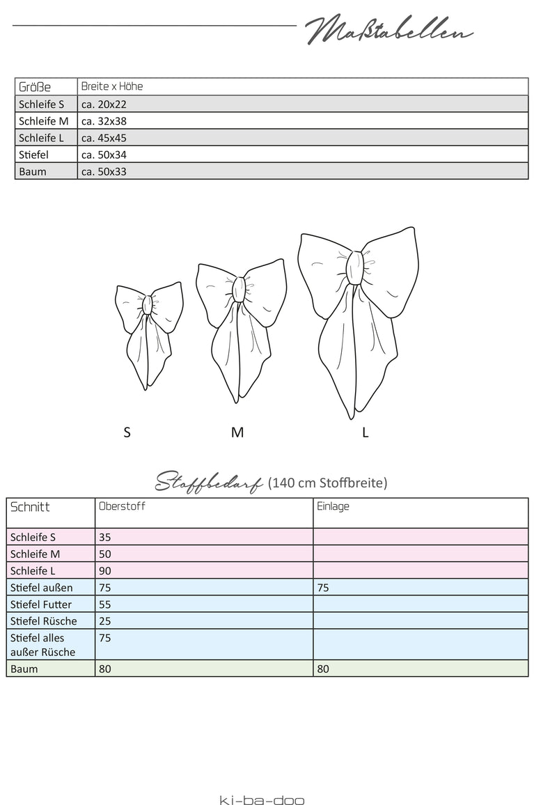 Ebook Calm Xmas Edit | Schleife, Stiefel & Tanne DIN- A4 & DIN-A0 PDF zum download