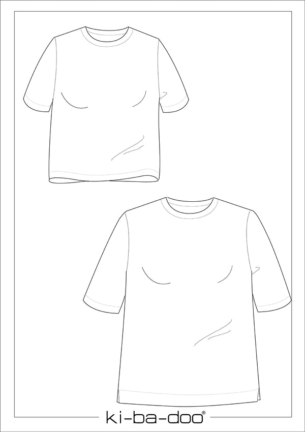 ebook Mix&Match Basic T-Shirt | Größe 32-58 DIN A4 (optional mit DIN A0) zum download