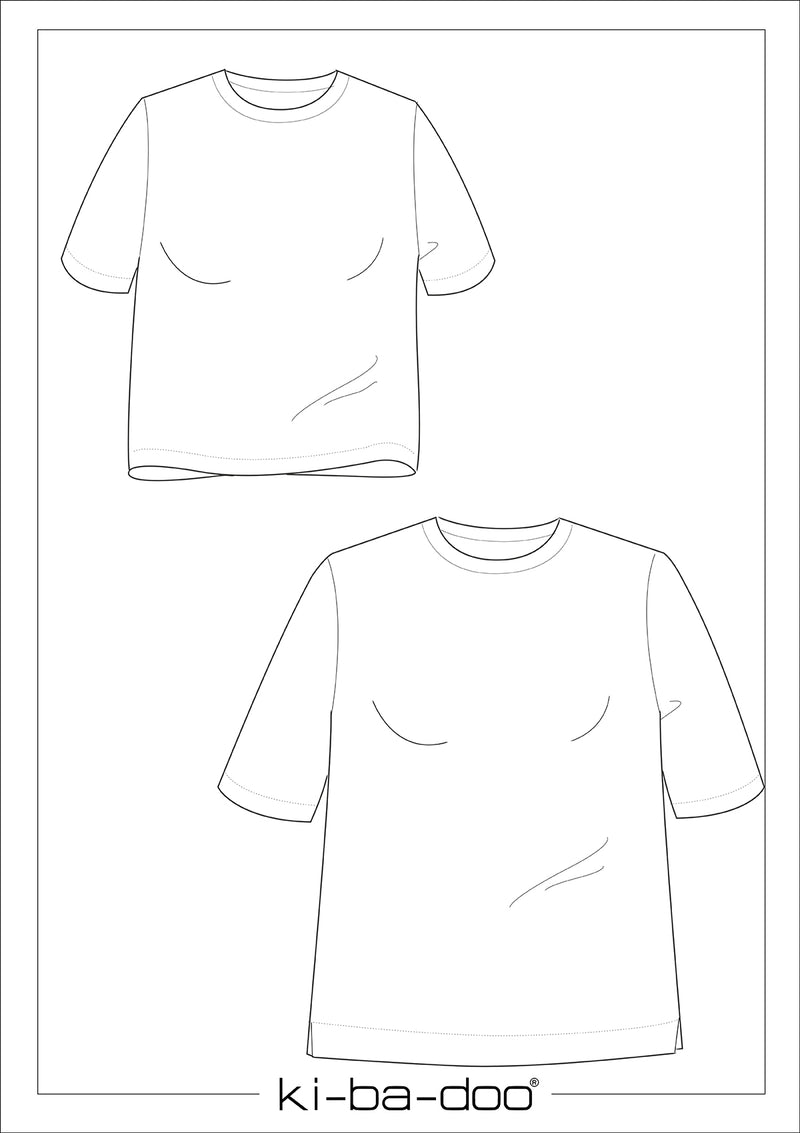 ebook Mix&Match Basic T-Shirt | Größe 32-58 DIN A4 (optional mit DIN A0) zum download