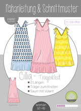 Papierschnitt Knoten-Kleid Cillia | Größe 32-48 cover