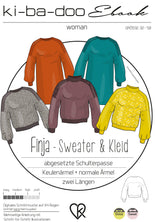 ebook Sweater Finja | Größe 32-58 DIN A4 PDF zum download