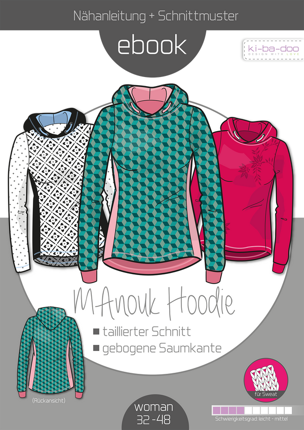 ebook MAnouk Sweater Damen | Größe 32-48 DIN A4 PDF zum download