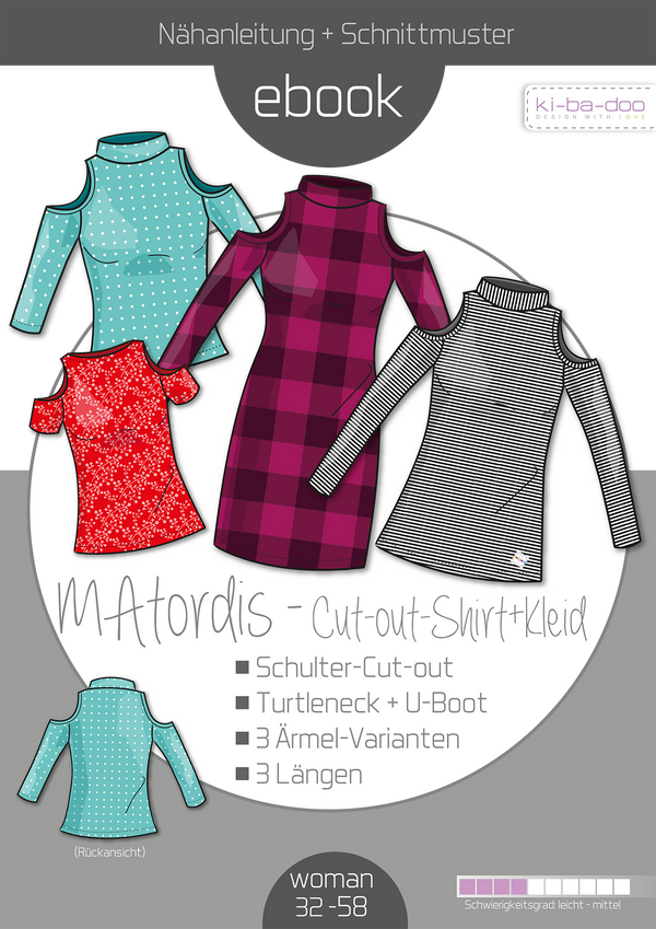 ebook MAtordis Shirt/ Kleid Damen | Größe 32-48 DIN A4 PDF zum download