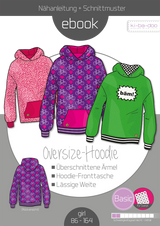 ebook Oversize Hoodie Kids | Größe 92-164 DIN A4 PDF zum download