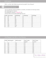 ebook Basic Raglan-Wickelkleid/-Shirt Damen | Größe 32-48 Maßtabelle