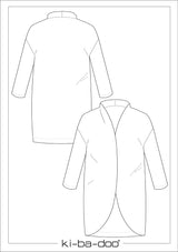 Papierschnitt Mantel Berit | Größe 32-58