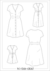 Papierschnitt Kleid Birthe | Größe 32-54