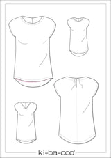 ebook Basic Blusen-Shirt Mädchen | Größe 80-164 DIN A4 PDF zum download