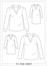 ebook Polo-Kleid/Shirt Emma Damen | Größe 32-58 DIN A4 PDF zum download