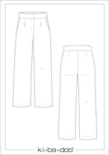 Papierschnitt Bundfaltenhose Gesa | Größe 32-58