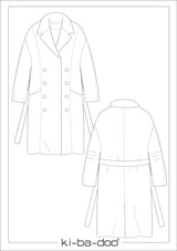 Papierschnitt Mantel Hannah | Größe 32-58
