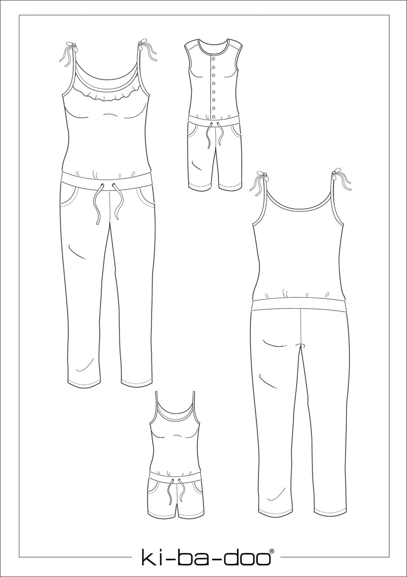 ebook MAeleny Jumpsuit Damen | Größe 32-48 DIN A4 PDF zum download