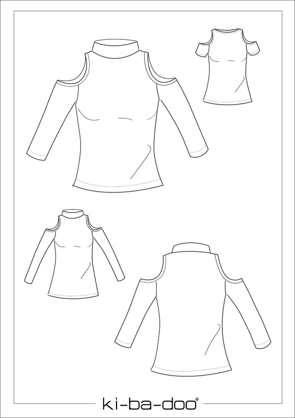 ebook MAtordis Shirt/ Kleid Damen | Größe 32-48 Schnittskizze