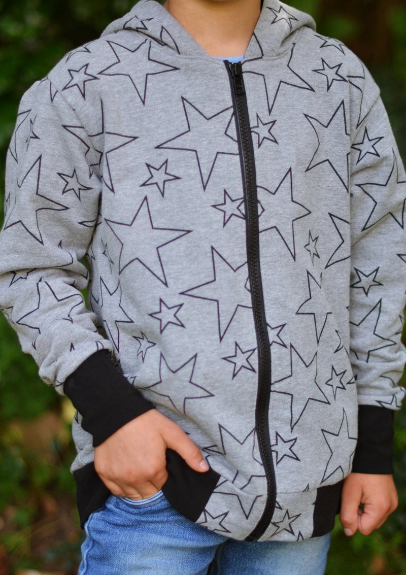 kibadoo Papier mix match Sweatjacke kinder