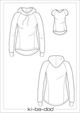 ebook Sport Hoodie Shirt Kinder | Größe 92/98 - 152/158 DIN A4 PDF zum download